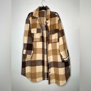 At The Ritz Plaid Coat